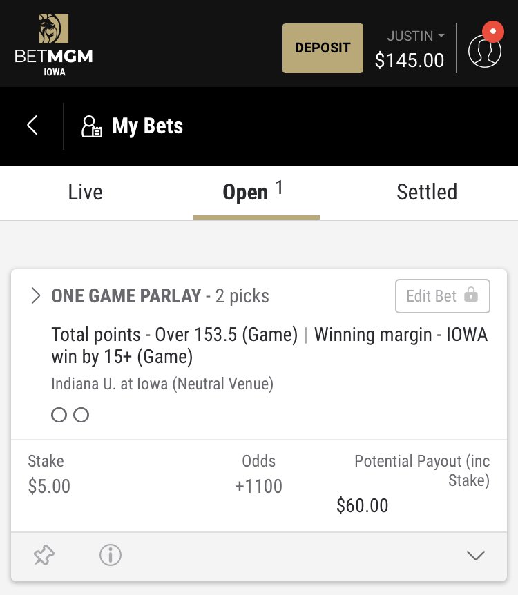 Betting $5 on a comfortable, high-scoring <a href="/IowaHoops/">Iowa Men’s Basketball</a> victory. I hope the <a href="/NFL/">NFL</a> doesn’t end my career over this, I was hoping to have a big season this fall. #ROTY #Free <a href="/CalvinRidley1/">CALVIN RIDLEY</a>