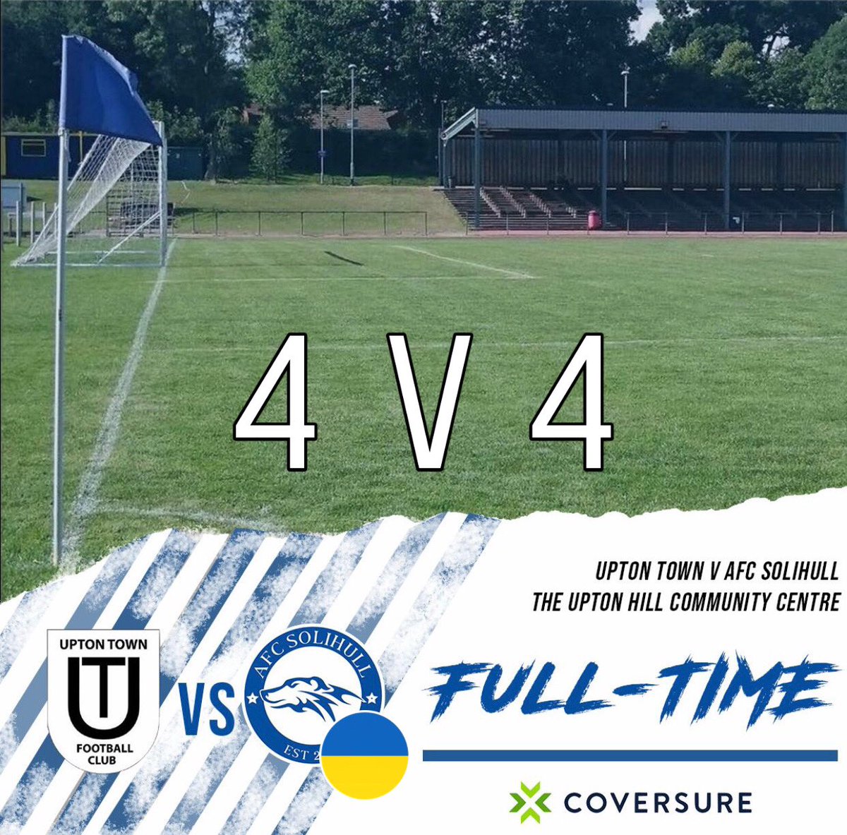 Full Time - Goal Scorers 
Ross Kaar ⚽️
Niall McIllduff ⚽️
Joe Mogg ⚽️
Ollie Parsons ⚽️ <a href="/MidlandLeague/">Capelli Sport Midland Football League</a> <a href="/CoversureHarbor/">Coversure, Solihull</a> 💙💛💙