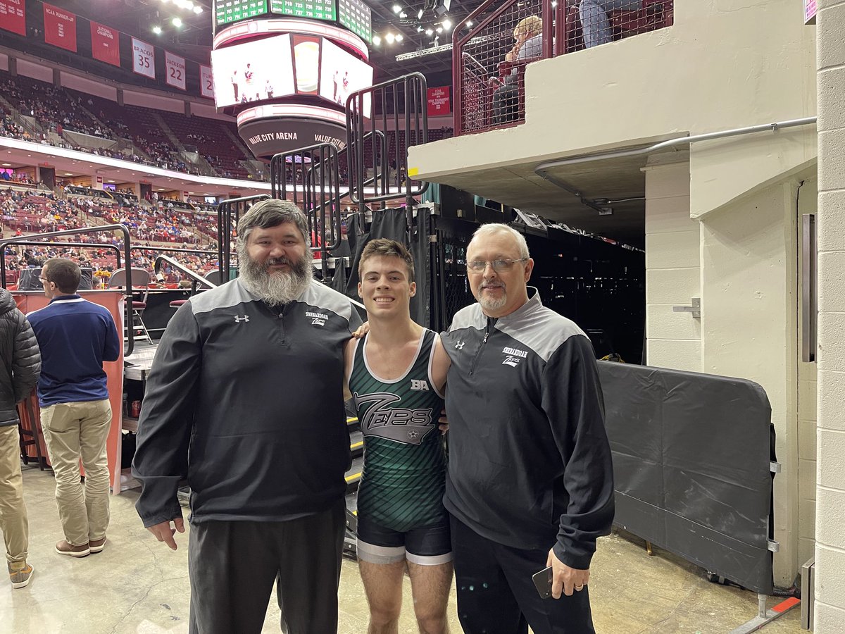We have an All Ohioan! Drake lost a close match in the quarter’s and came back in the consolation and won 11-4! Drake is only the second underclassman state placer in school history! We go again tonight to try to climb higher up the podium! #ZepStrong #ProudCoach #NoLuckInvolved