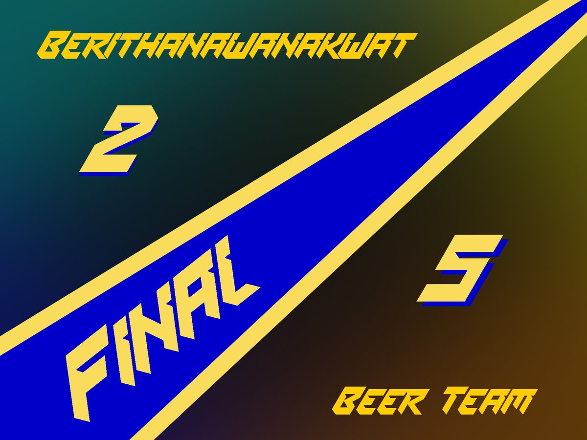 NSIC_LU's tweet photo. Berithanawanakwat's stay in the tournament is much shorter than their name and they get bounced. https://t.co/n1a9vb4tUq