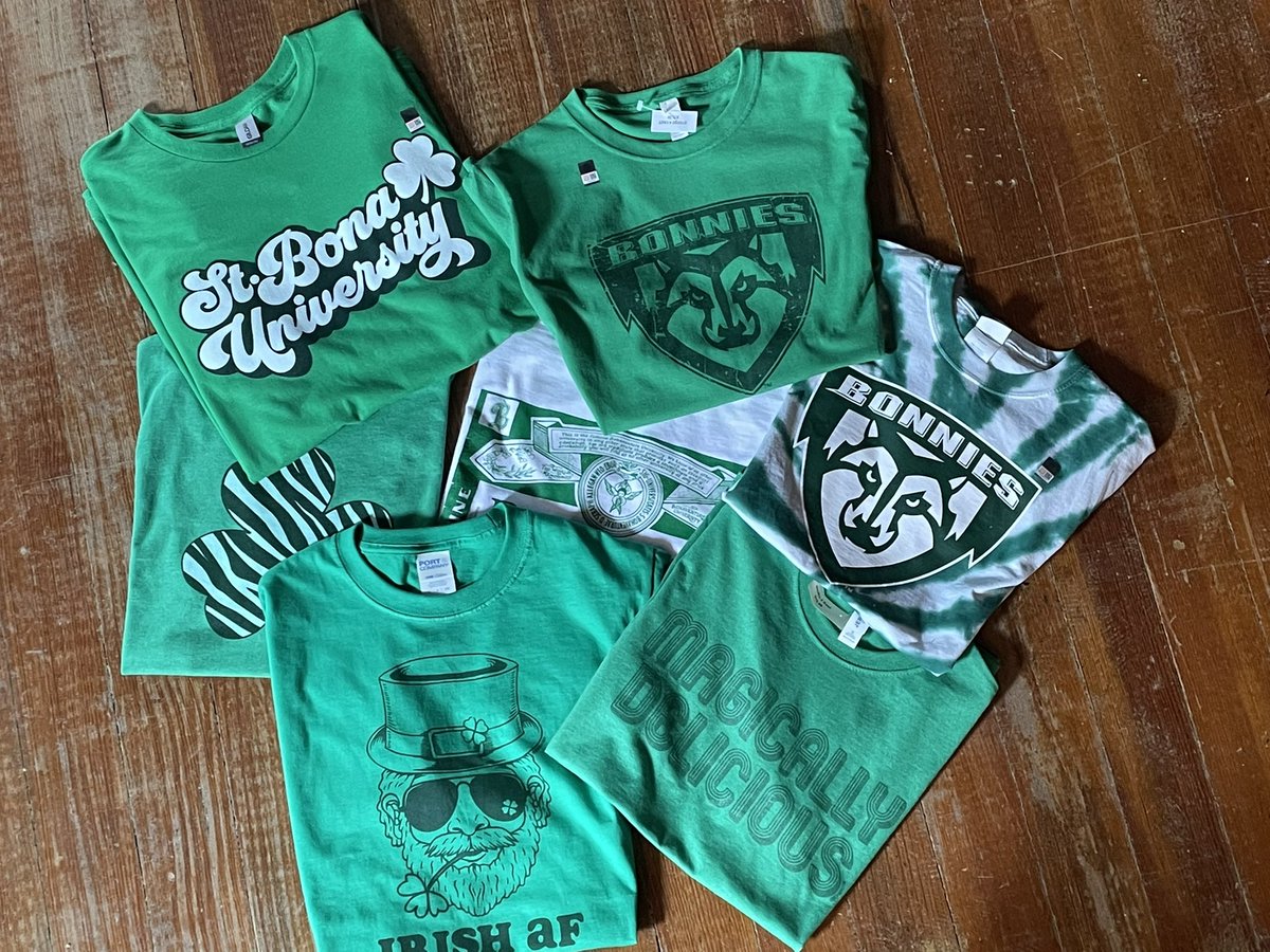 We have a great assortment of green for St. Patrick’s Day!  Several Bona designs as well as some S4E originals.