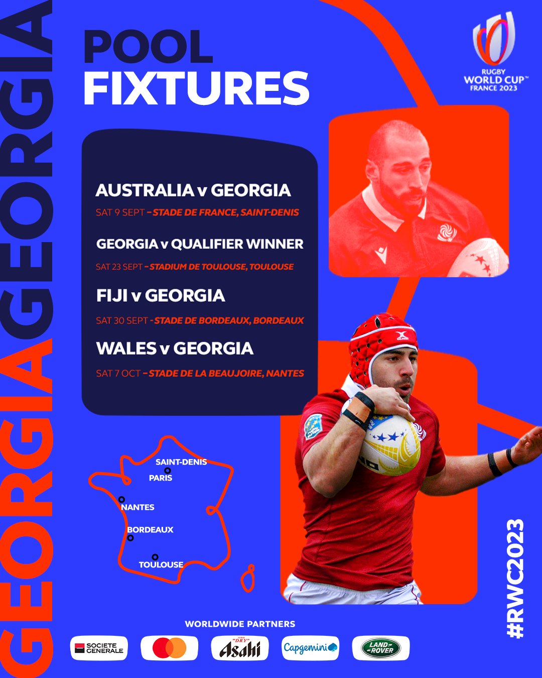 Rugby World Cup on Twitter: "📆 🇬🇪 Time to mark your calendars ...