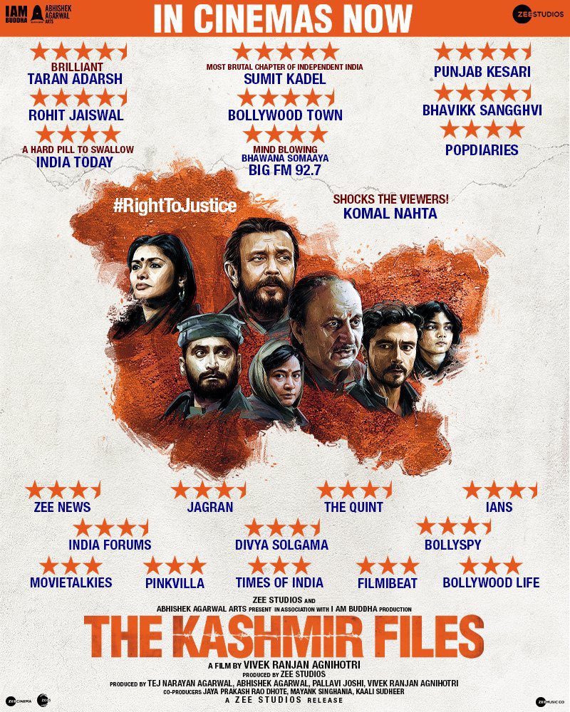 nepometer's tweet photo. #KashmiriPandits have been waiting for more than 30 yrs for their truth to be told. This movie is closest anyone has got to depict the truth of #KashmiriPanditGenocide &amp; not according to me, but people who have lived through the exodus #TheKashmirFiles @vivekagnihotri https://t.co/5qmSV5IV95