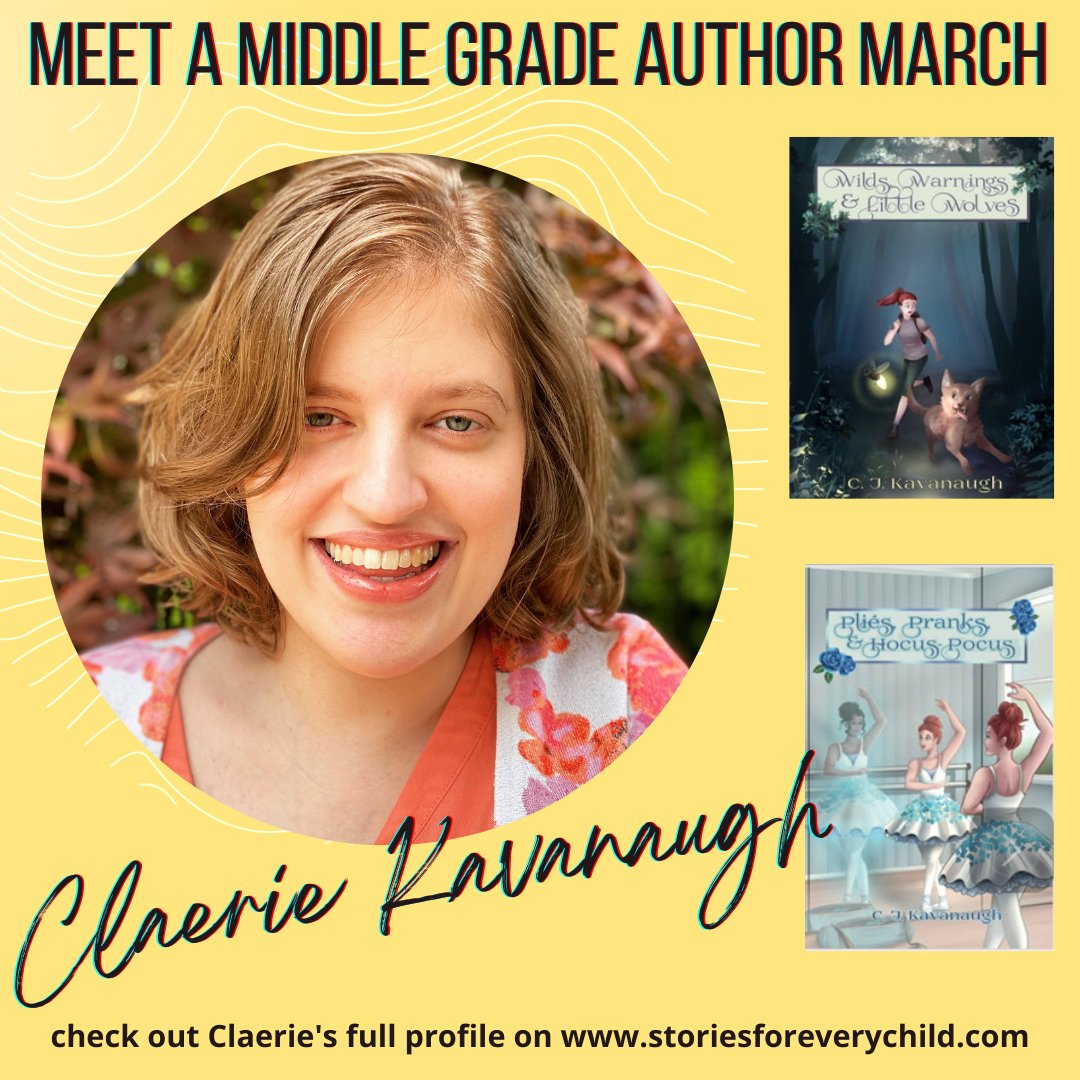 Meet author Claerie Kavanaugh <a href="/claeriekauthor/">Claerie Kavanaugh (She/her)</a> in today's Middle Grade March profile: tinyurl.com/2p856ubf #kidslit #childrensbooks