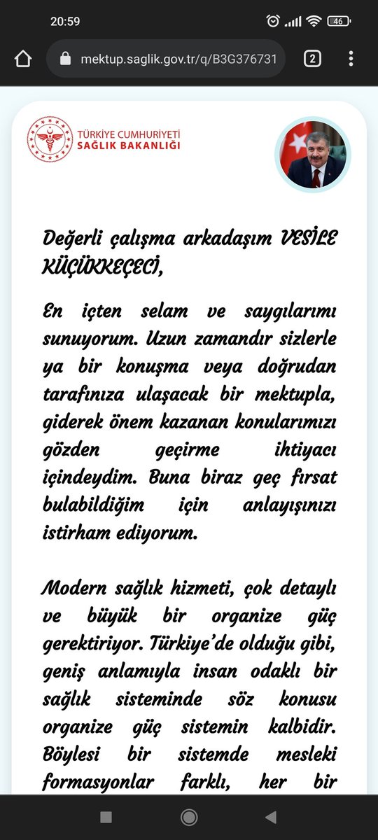 MaviVsl's tweet photo. @drfahrettinkoca  teşekkür ederim ♥️🙏 https://t.co/EB3LPJpwRY
