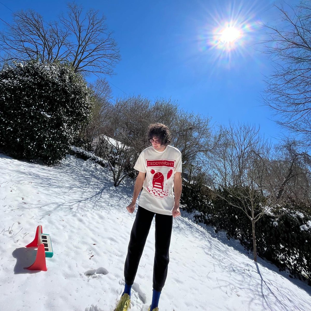 NEW SHIRT ALERT❤️ 

A portal into your future designed by the great <a href="/dashausdesign/">Das Haus </a>.co . A luscious cream shirt with a pop of petal red. Teddyatnight.bigcartel.com