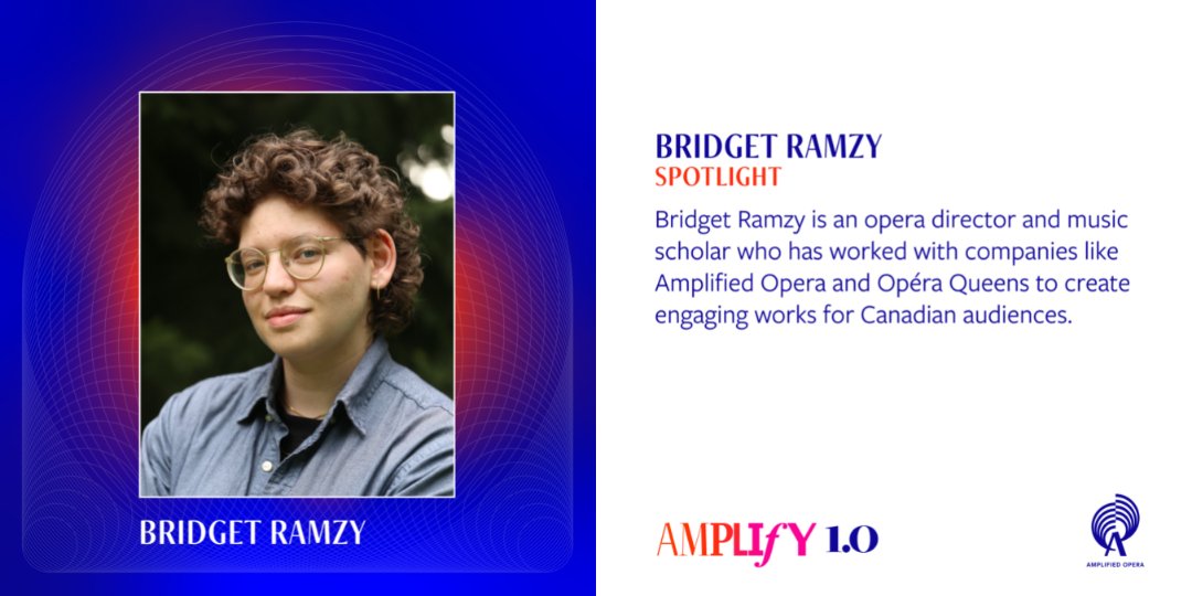 AmplifiedOpera's tweet photo. Meet Bridget Ramzy (she/her)!
Bridget Ramzy directs AMPLIFY 1.0's SPOTLIGHT.
More info 👉 https://t.co/xuWBTVFny9
#amplifiedopera #spotlight #amplify1.0 https://t.co/4hNCw1bKq4