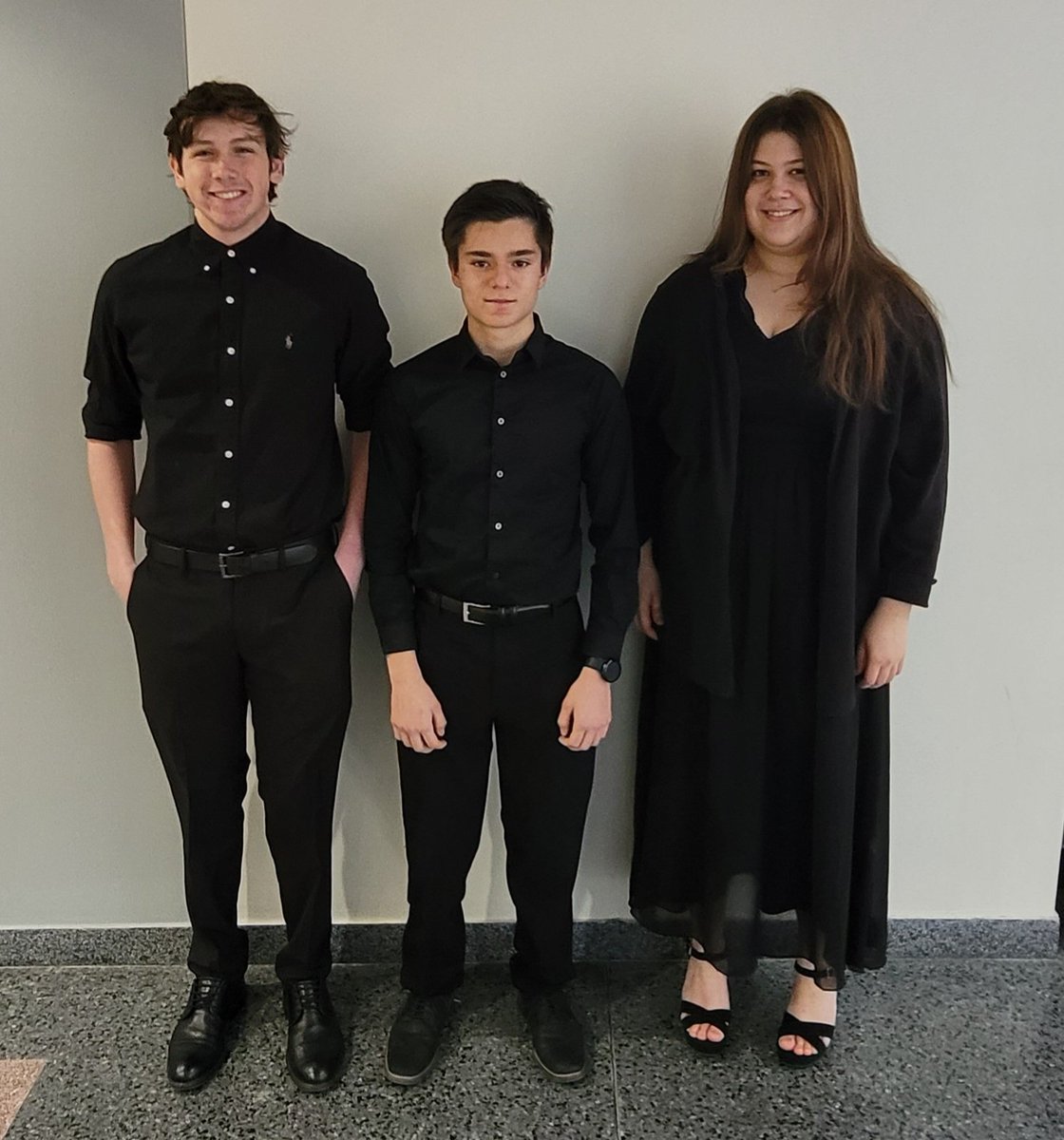 2022 SK Select Band Members Kade, Devin and Sarah. Good luck on your performance today and, again, congratulations on you selection to the band!