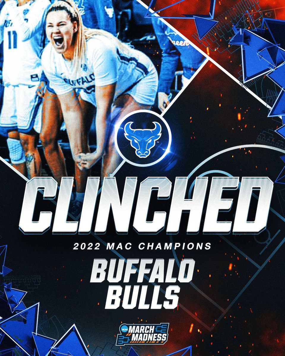 Bulls are BIG DANCE bound!

<a href="/UBwomenshoops/">Buffalo Women's Basketball</a> earn their 3rd <a href="/MACSports/">MACtion</a> AQ in 6 years.

#MarchMadness
