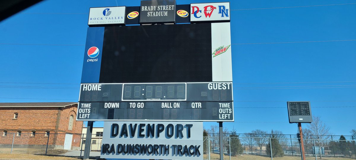 I was so happy to see the permanent sign go up for Coach Dunsworth.