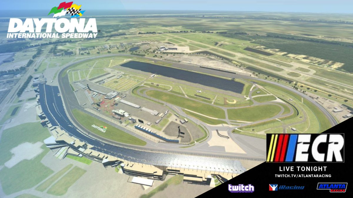 Atlanta_Racing's tweet photo. Racing LIVE Tonight, the @EliteCupRacing NEXT GEN Series kicks off their season at Daytona Int. Speedway! Going to be a battle for early points! Come catch all of the action at 9pm EST, only on Twitch:
#iRacing #NASCAR #AtlantaRacing
https://t.co/7DGUka8BLz https://t.co/CMZQs6ZYSx