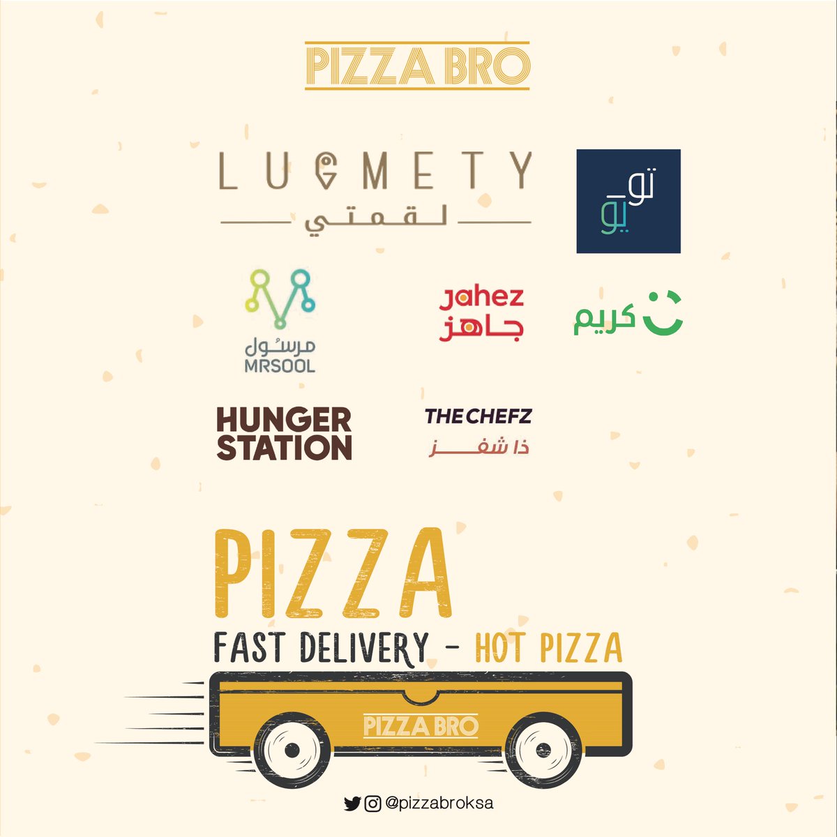 pizzabroksa's tweet photo. اطلب و نوصل لك ويييين ما كنت 😍♥️

#هنقرستيشن #جاهز #توصيل_طلبات #بيتزا🍕 https://t.co/ddcx6X4NKh