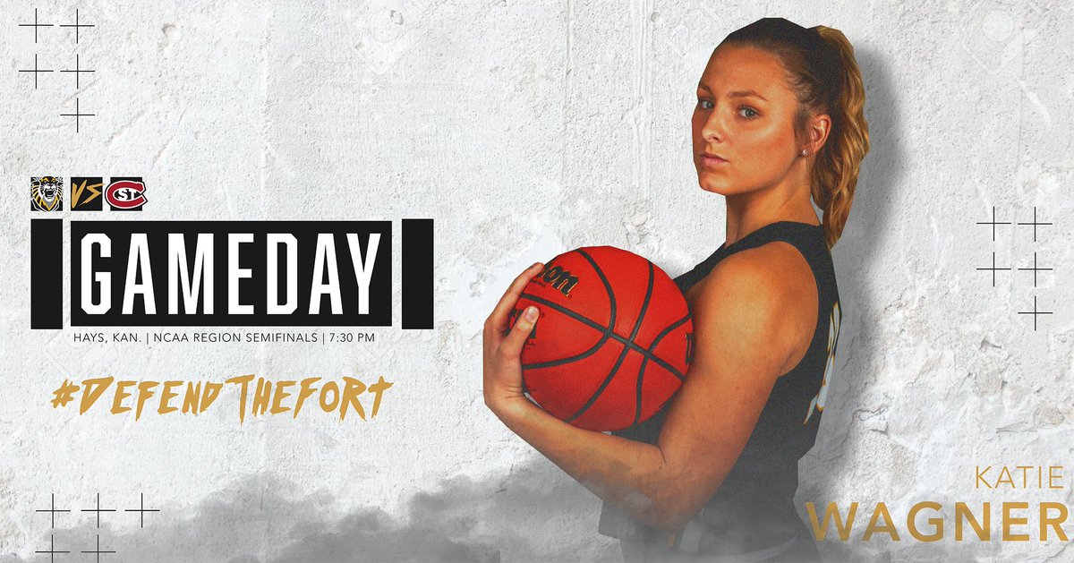 Time to fire on all cylinders...Let's do this! Another big day of basketball on our home floor as @fhsuwbb takes on St. Cloud State in the NCAA Central Region Semifinal at 7:30 pm. We'll see you there Tiger fans! #DefendTheFort
