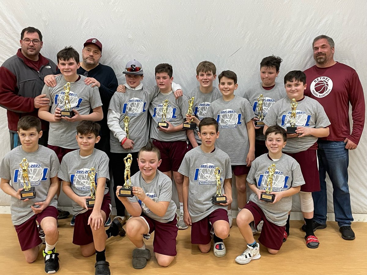 .           6th Grade Boys
  B Tournament Champions 

                   Bethel