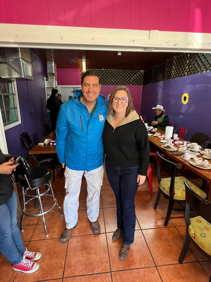 lamantia4texas's tweet photo. Thank you, Commissioner David L. Fuentes and Mercedes Mayor Oscar Montoya, for inviting me to celebrate in todayβs Rio Grande Valley Livestock Show Pre-Parade Breakfast at Don Vetoβs in Mercedes. Congratulations to the Live Stock Show Court and Grand Marshal! #SD27 #txlege #RGVLS https://t.co/vqWslRpXj4