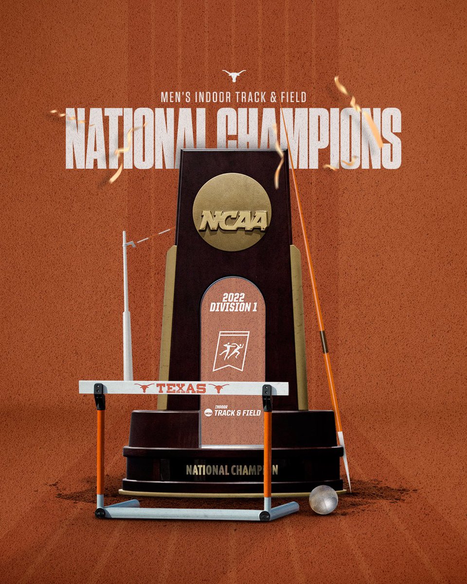 TexasLonghorns's tweet photo. LIGHT. THE. TOWER. 🤘🏆

The men’s @TexasTFXC indoor program has won the 2022 National Championship!

#HookEm https://t.co/FT3SyxRKpE