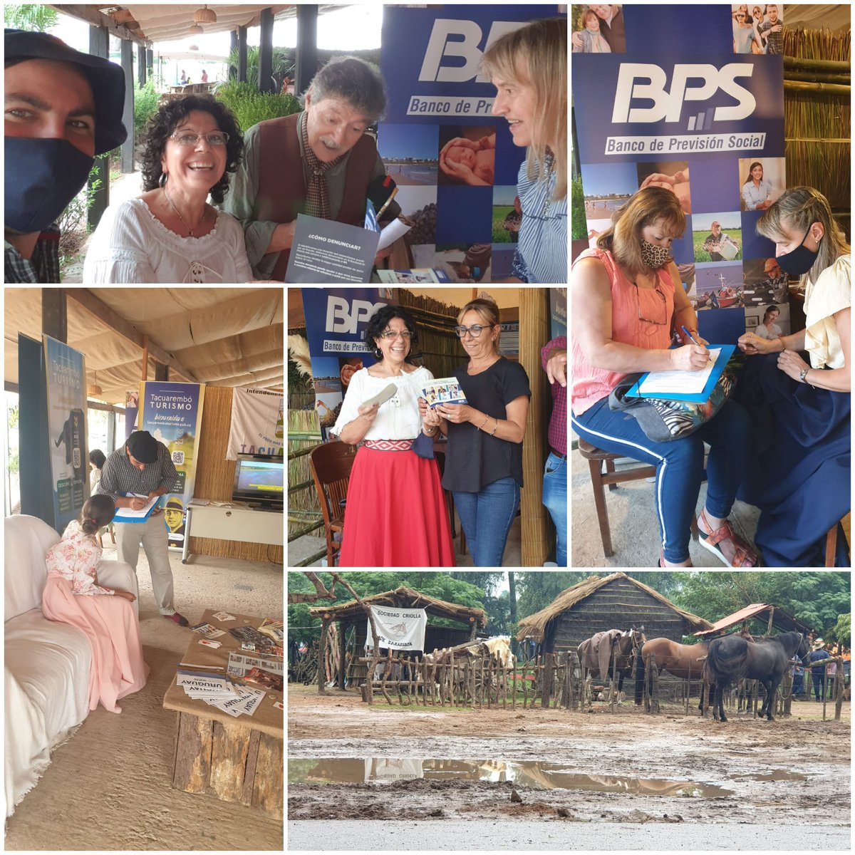 acabreracas's tweet photo. El BPS se hizo presente en la Patria Gaucha con un stand informativo. #cercanía https://t.co/Tvy8c2ULng