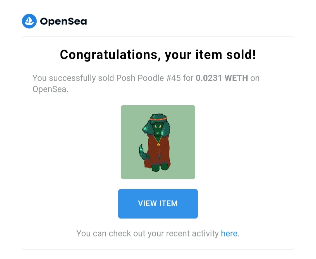 PoshPoodlesNFT's tweet photo. 1st secondary transaction and for such a lovely reason. A Poodle holder wanted a new Poodle but wanted an Emerald as it was their birth stone. Cool to think people can find things to relate to with their NFTs and my Poodles. 
#NFTartist https://t.co/K1hfY1vYHu
