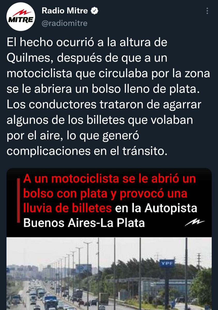 Out of context Quilmes tweet media