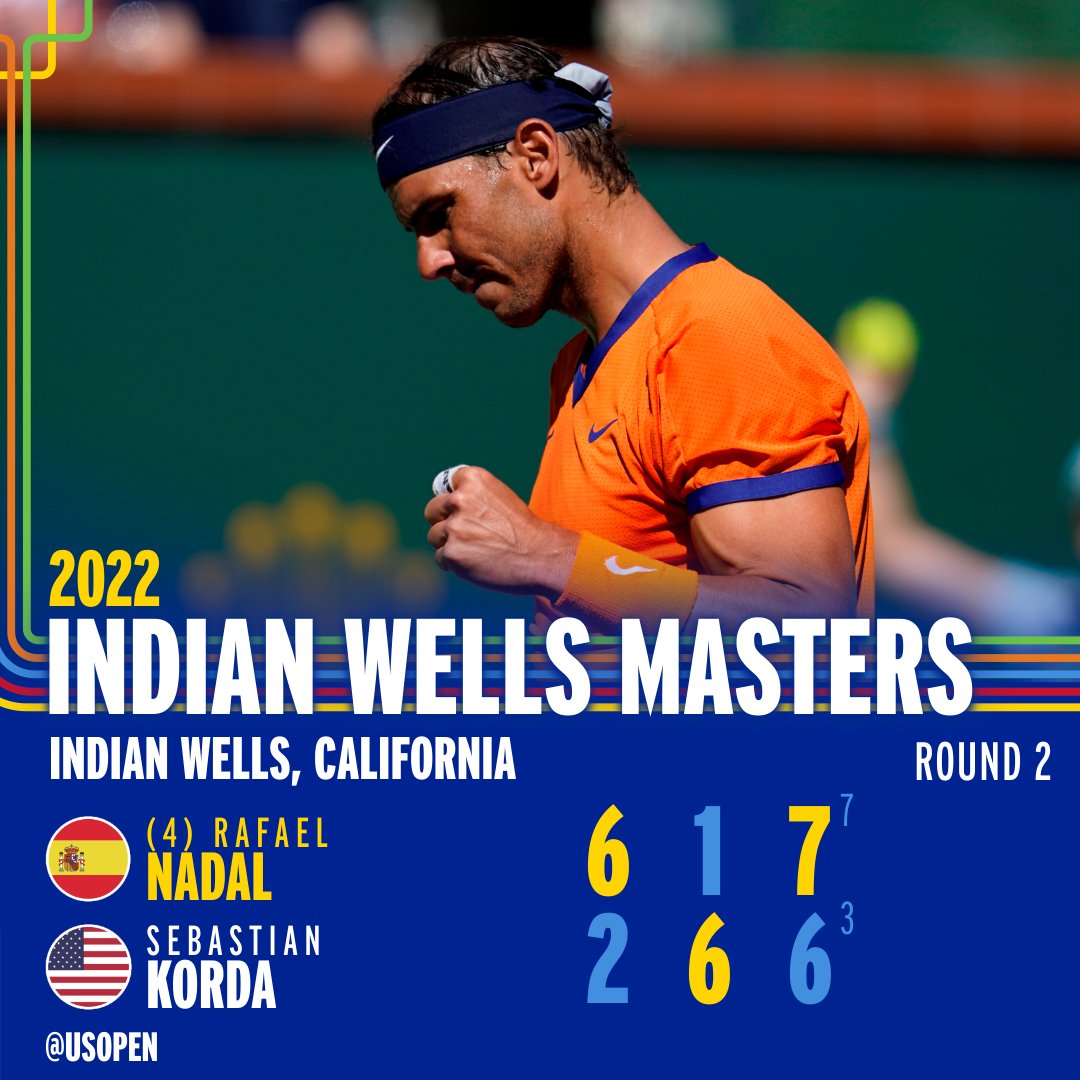 usopen's tweet photo. Absolutely. Ridiculous.

@RafaelNadal rallies from 2-5 in the final set to stun Sebastian Korda and remain unbeaten this year. https://t.co/HokPqBcs2x