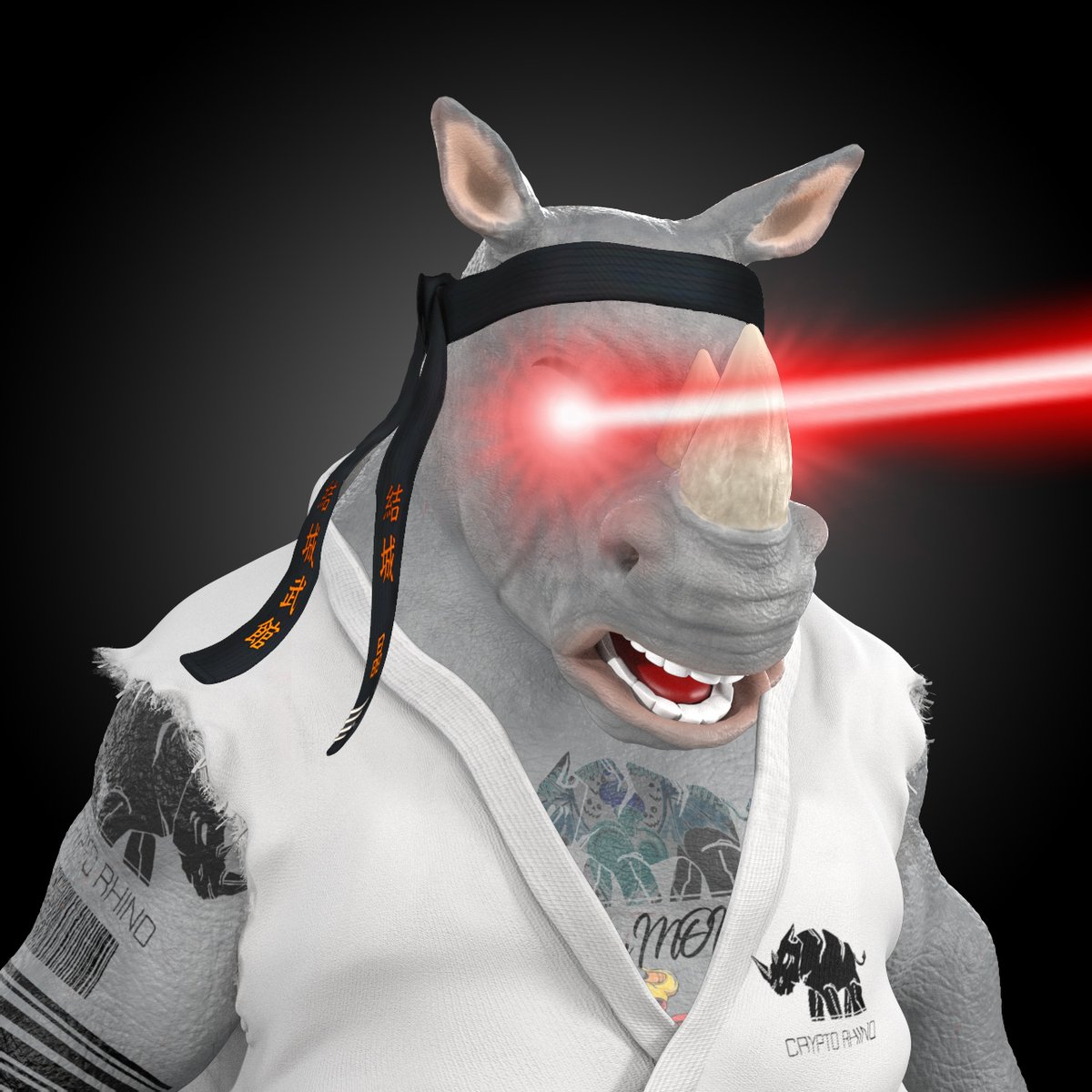 CryptoRhinoWrld's tweet photo. 🔥 KungFuRhino - Let's fight for the rhinos! 🔥

#cryptorhinoworld #cryptorhino #greennft #green #nft #nftart #nftcommunity #nftartist #nftproject #polygon #polygonnft #safetherhino #support https://t.co/Blic9SloMA