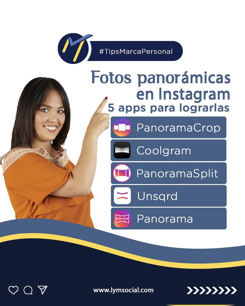 5 apps para aprovechar las fotos panorámicas para tu Instagram.

#instagram #tipsdecontenidos