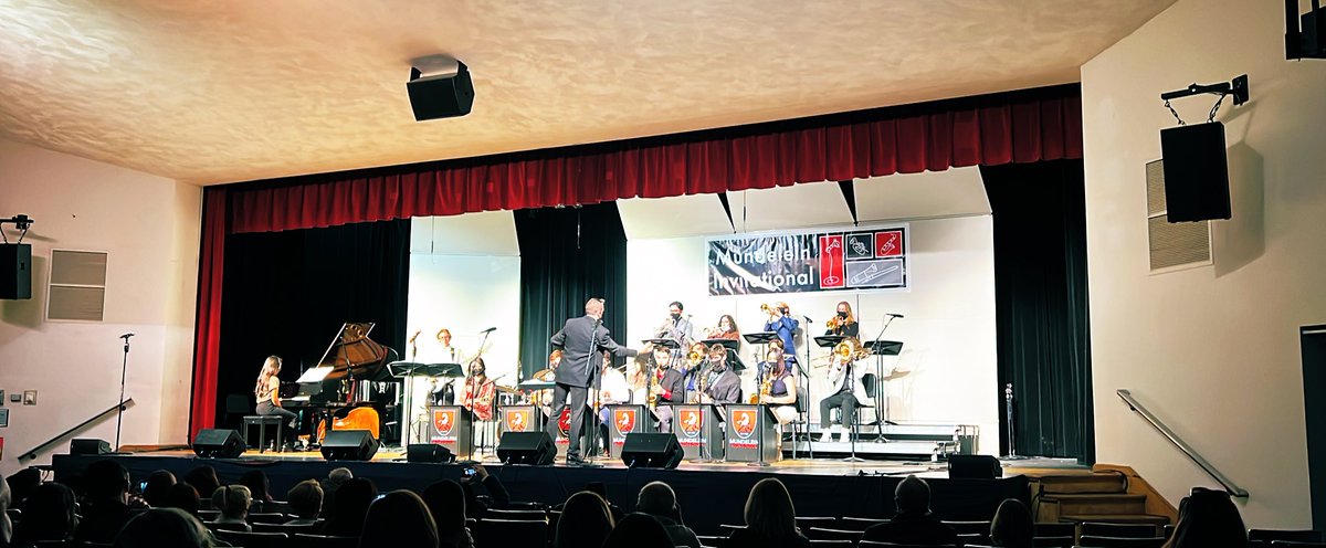 Jazz Ensemble takes the main stage at the Mundelein Jazz Fest!