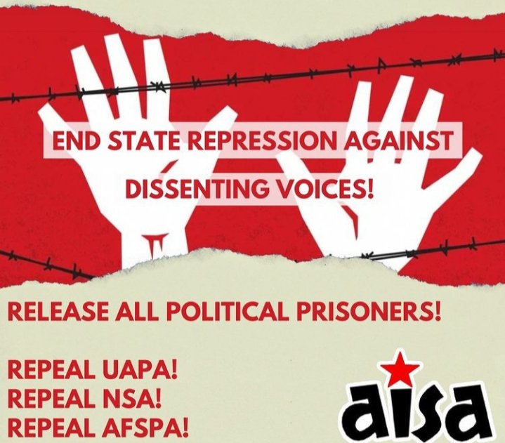 Santosh72502433's tweet photo. JUSTICE DELAYED,
JUSTICE DENIED !
#FreeAllPoliticalPrisoner
#RepealUAPA #RepealAFSPA #RepealNSA https://t.co/SEsNUNnti3