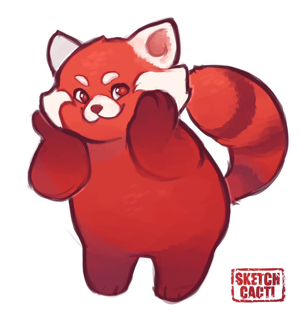 sketchcacti's tweet photo. Watched Turning Red, very fluffy #turningred https://t.co/ZWjkD2hto4