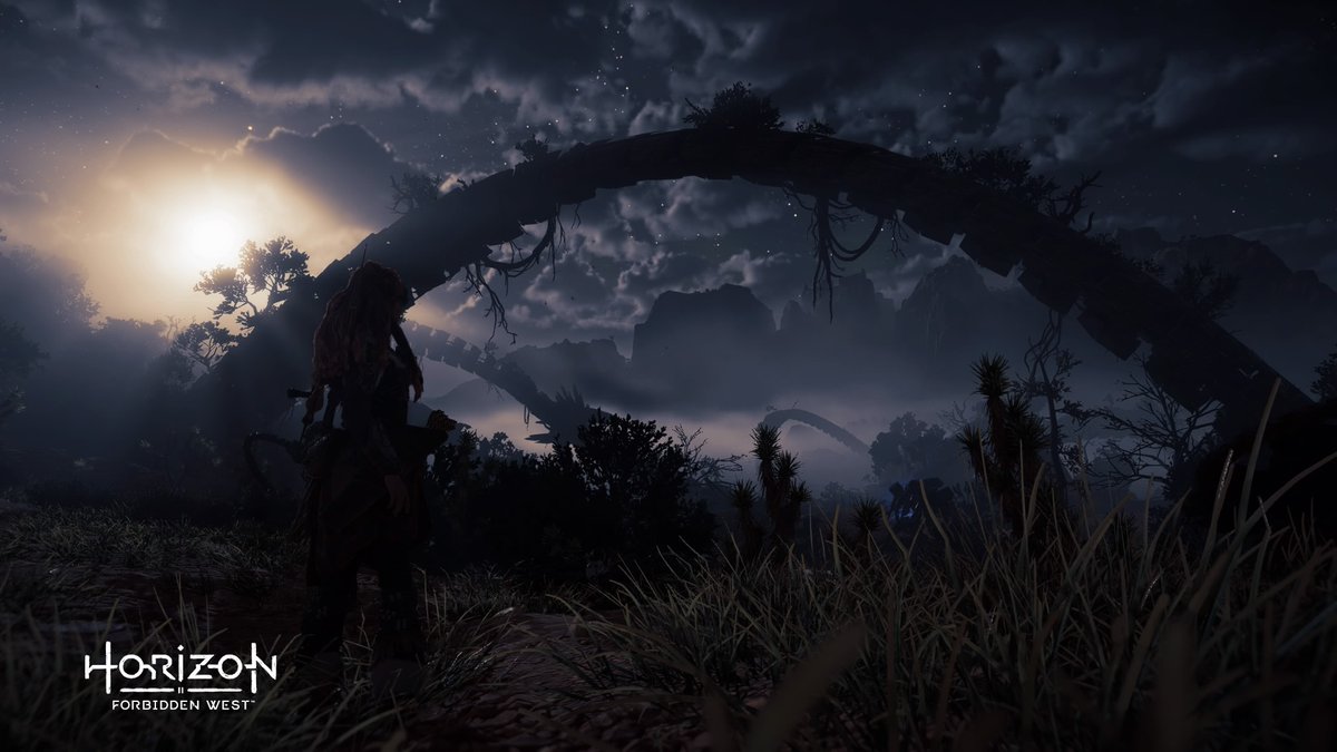 IzaaaKosza's tweet photo. The beautiful lands of the Forbidden West. <3 #Horizon #ForbiddenWest #PS4share https://t.co/OdTdCNHwXZ
