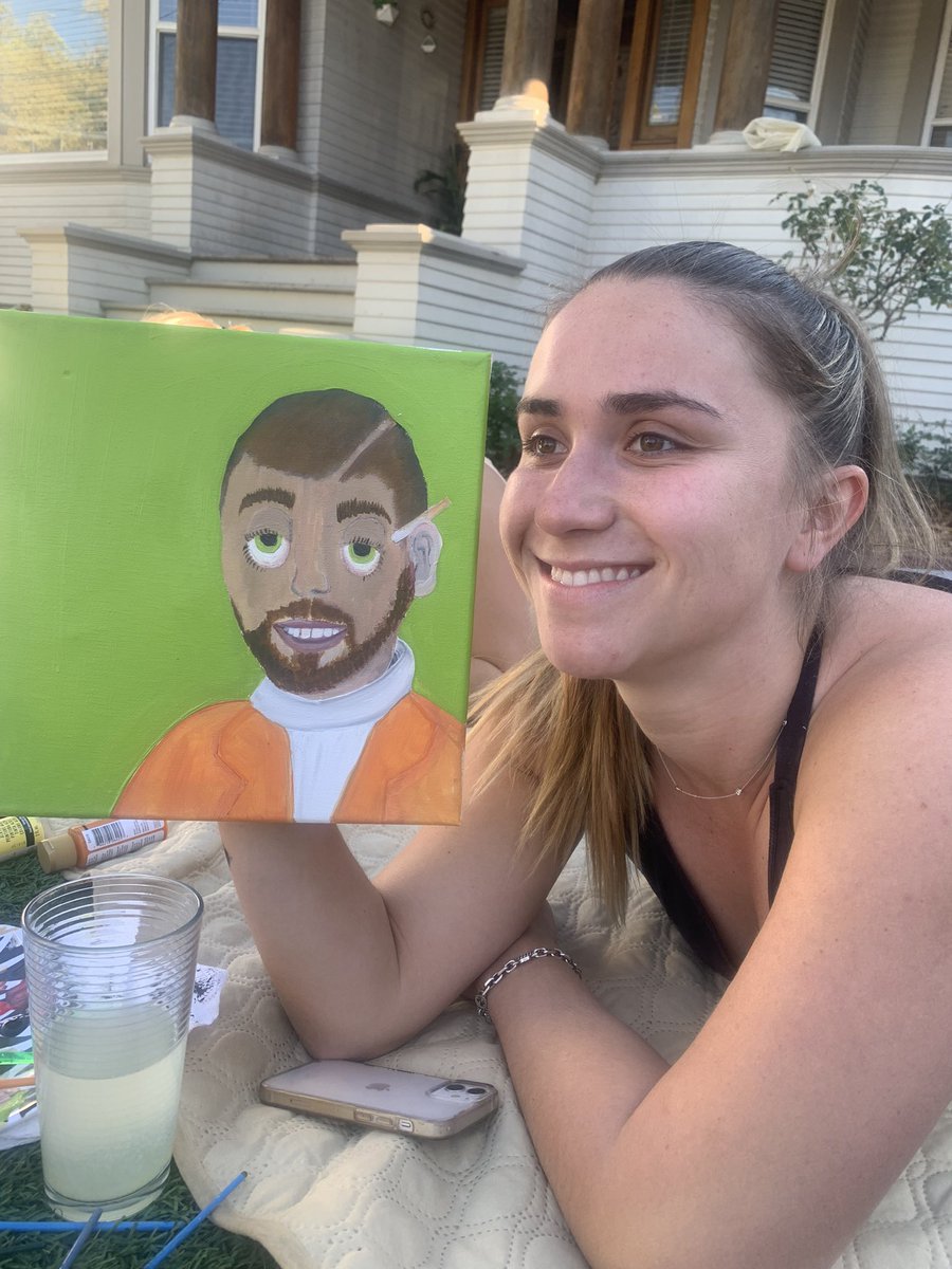 Caroline_A25's tweet photo. @anguscloud my friend painted you https://t.co/NC3kHsXczn