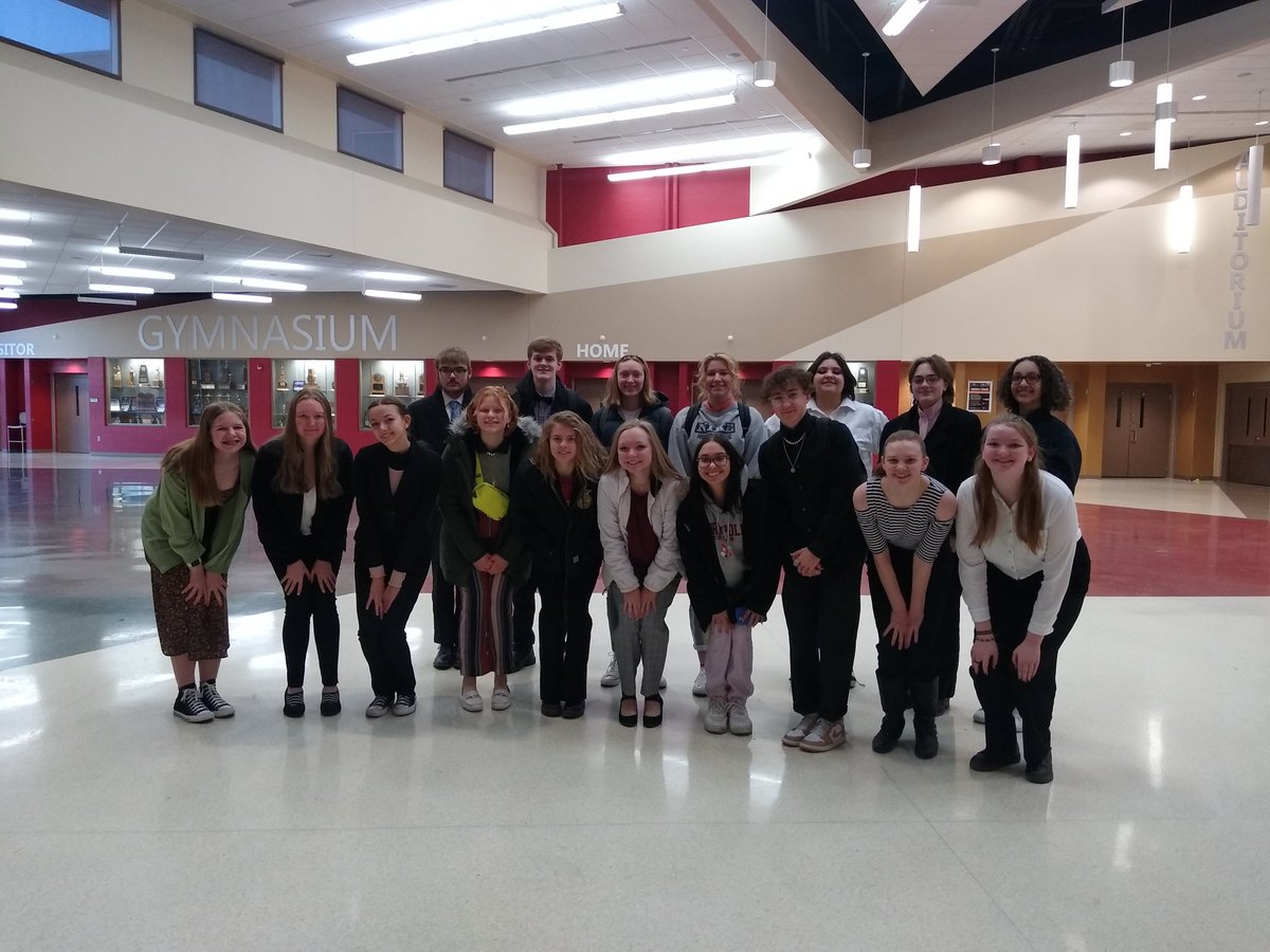 We are sooo proud of these kids. 19 one ratings and 3 two ratings at state speech contest today. Wow!