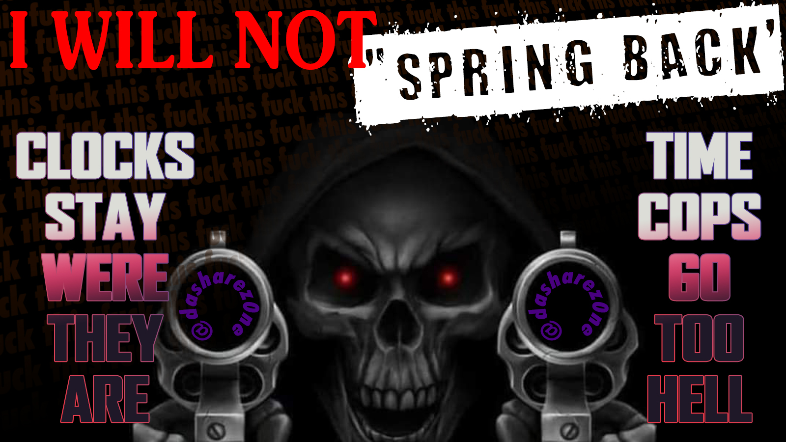 RT IF YOUR JOINING ME,, DO NOT TURN CLOCK'S BACK TONIHGT,, TIME STAYS DA SAME - https://t.co/GfqwqHWv7Y ADMIN
