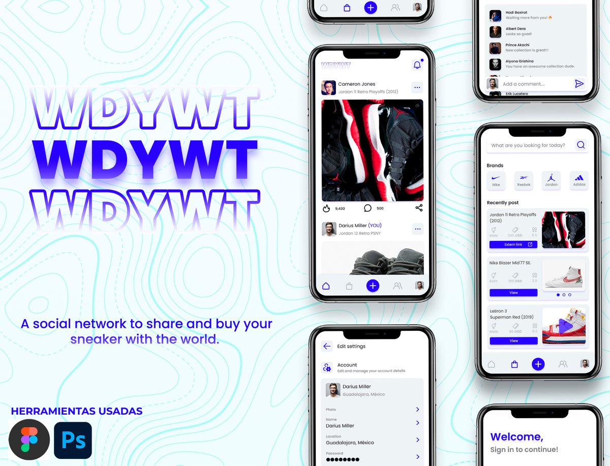 OscarOFDA's tweet photo. ¡Hola gente! 👋
🔗 Para una mejor vista
Behance: https://t.co/RnbxXYQEuB
🔗 Disponible para freelance
Fiverr: https://t.co/sQmEooZ5xt 
#ui #uidesign #diseño #ux #uidesign #uxdesign #mobileapp #app #designer #uiuxdesign #uiuxdesigner https://t.co/Km7S7NcgHk
