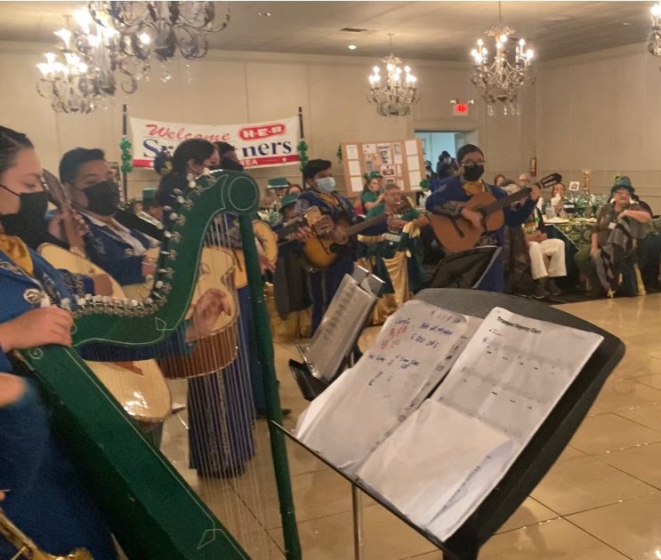 ChristenMSLISD's tweet photo. Christen Mariachi Los Tigrillos de Oro, performing for the HEB annual meeting. 
Viva El Mariachi, Si Señor!!! https://t.co/jd44tNBvlC