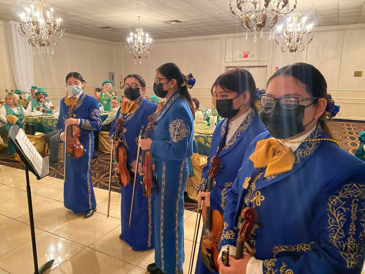 ChristenMSLISD's tweet photo. Christen Mariachi Los Tigrillos de Oro, performing for the HEB annual meeting. 
Viva El Mariachi, Si Señor!!! https://t.co/jd44tNBvlC