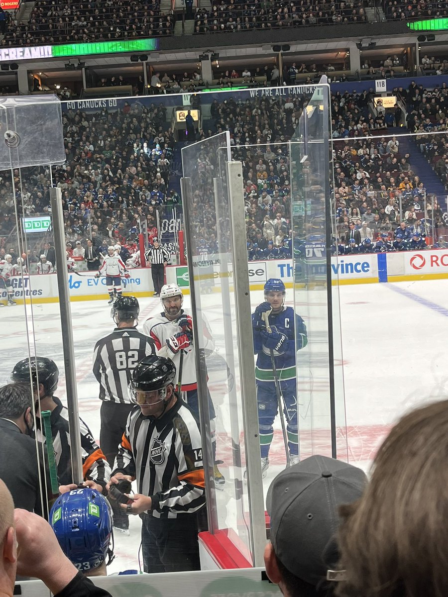 RBeskau's tweet photo. Not a bad way to kick off spring break! 🤩 @Canucks https://t.co/8nZgeLuK6t