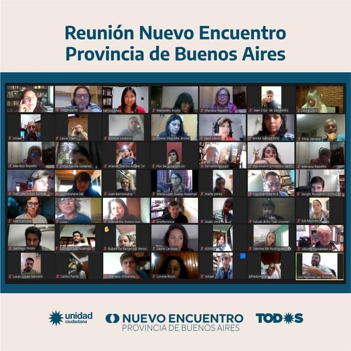 REUNIÓN DE NUEVO ENCUENTRO PROVINCIA DE BUENOS AIRES.

Nos organizamos para marchar el #24DeMarzo por la Memoria, la Verdad y la Justicia; y analizamos la coyuntura política actual de nuestro país. 🇦🇷
