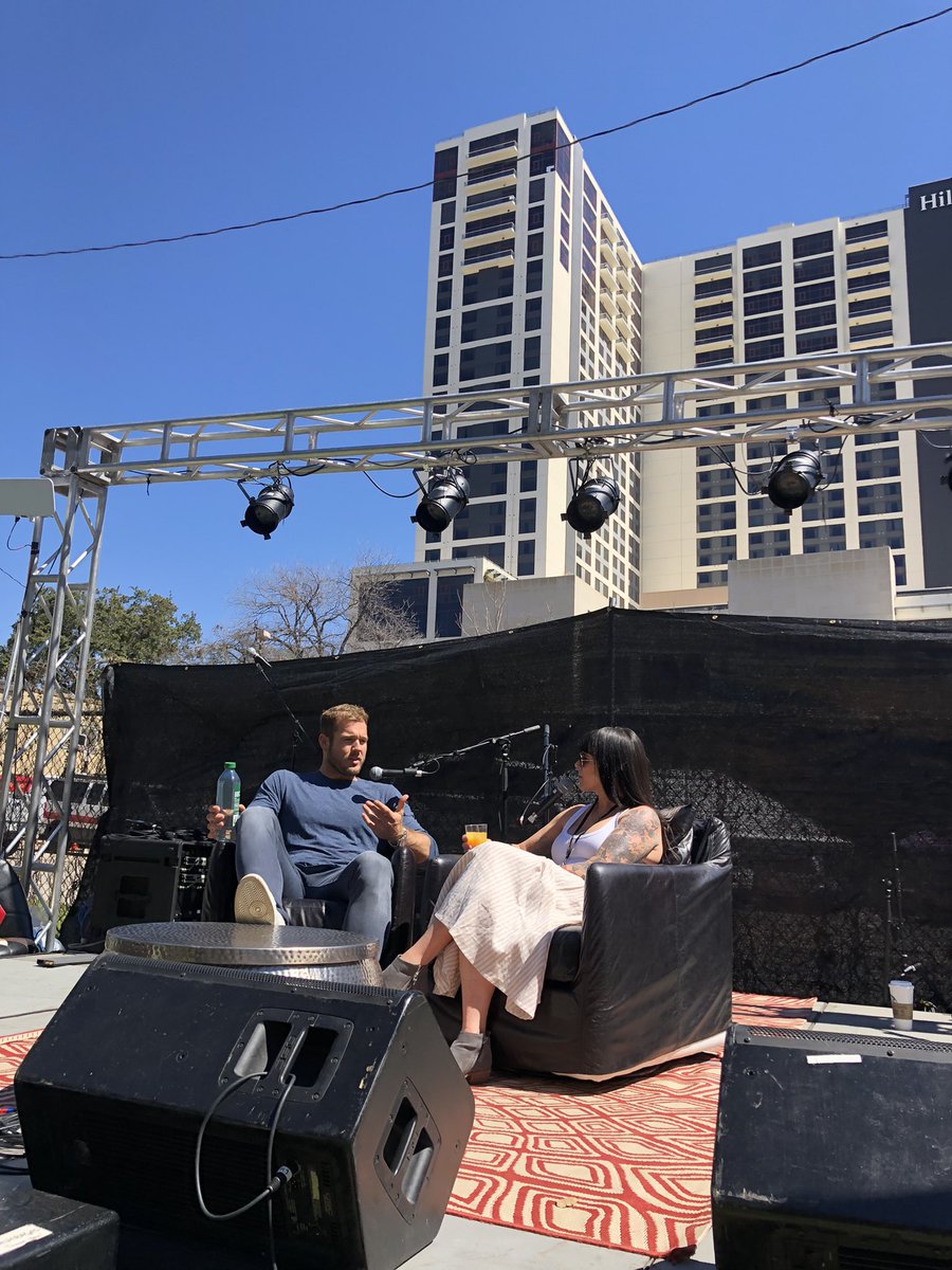 getibble's tweet photo. Celebrity in the house!! Hey @colton, thanks for coming by! #SXSW #ibble #Bachelor https://t.co/JIlLUBsWMy
