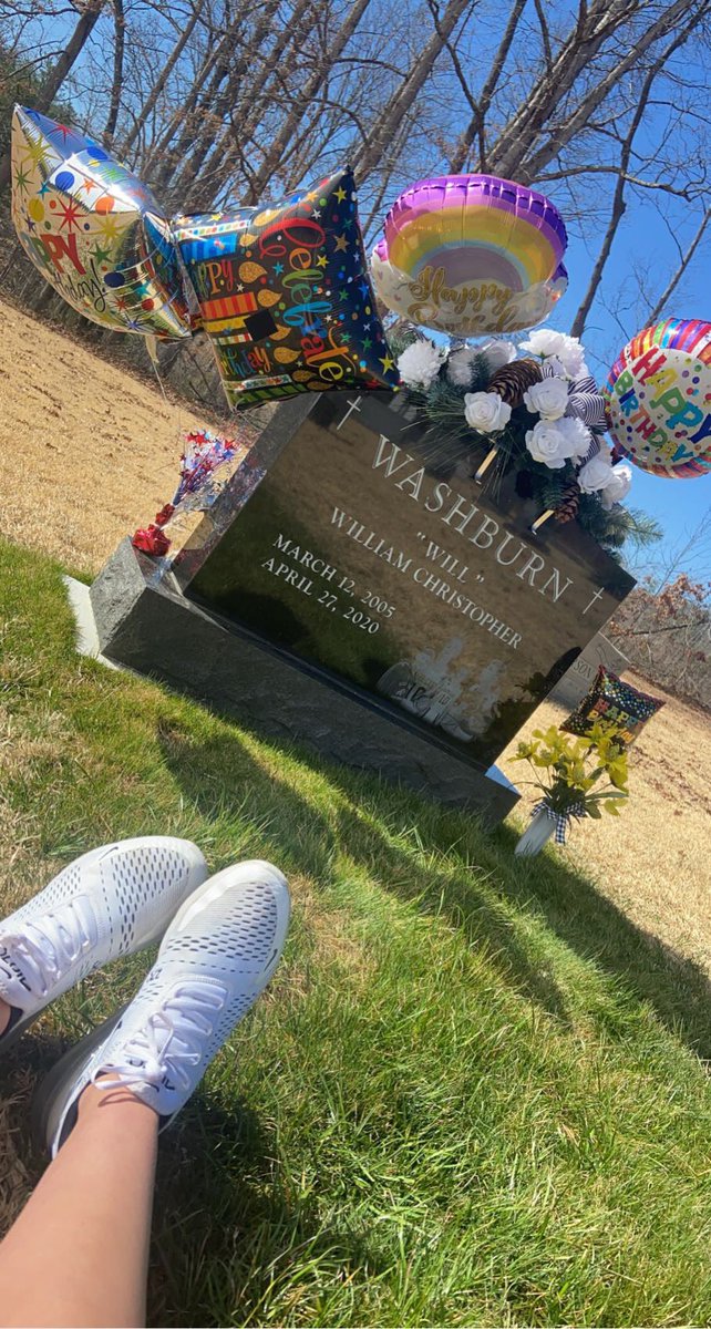 hard to believe you’re 17 today &amp; spending your second birthday in heaven…counting down the days till we’re together again. happy birthday, my angel🤍 i love you bub