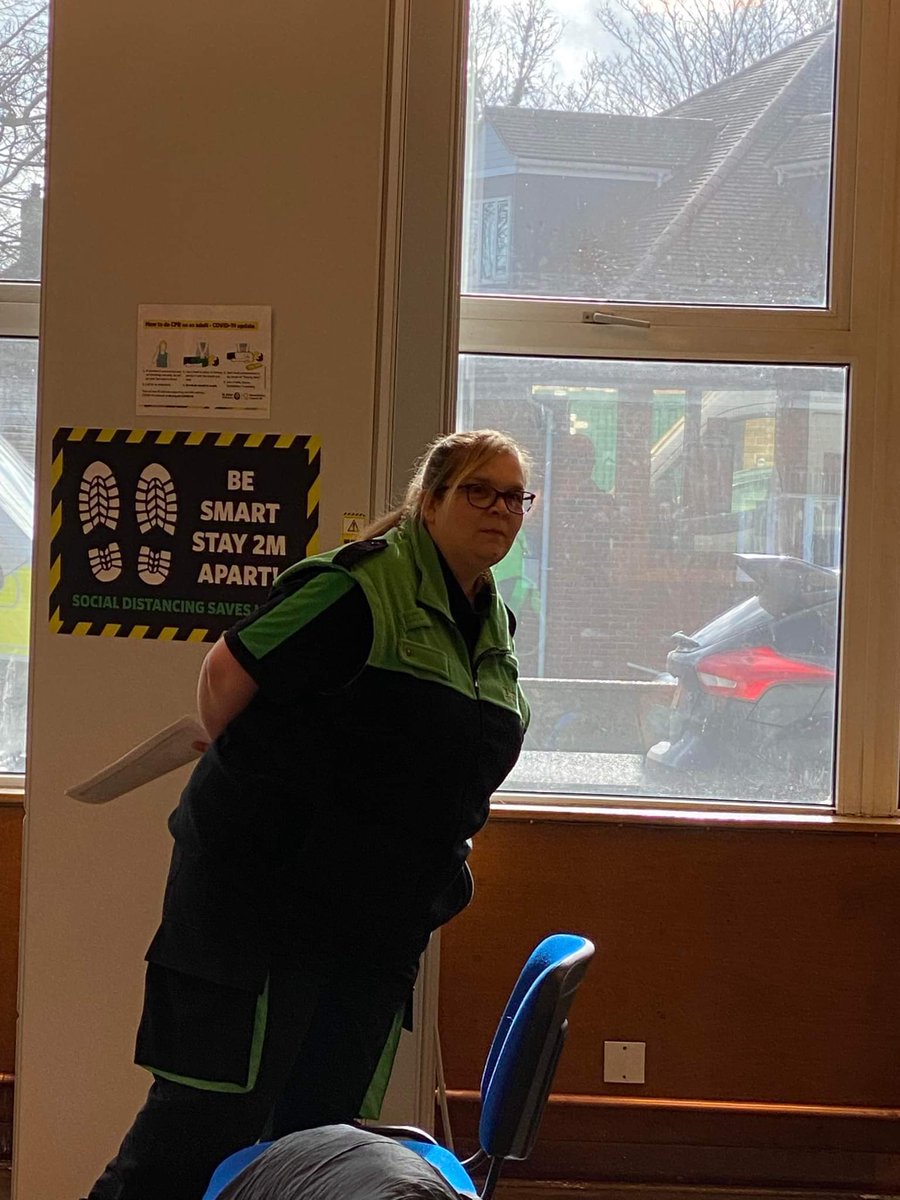 SJA_LASR_East's tweet photo. Day 1 and 2 completed of the Operational First Aider and Combined Care Course in Ashford. Thank you to all the Trainers , Demonstrators and helpers @SJAVolTraining @stjohnambulance @SJALondon_South #Training #volunteering #FirstAid #newvolunteers https://t.co/nDfbgvVHOK
