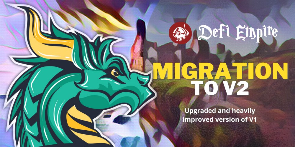 DefiEmpireGames's tweet photo. 🚨#DefiEmpireGames V2 announcement 🚨

We will be migrating to an improved V2.
Read more about it here: https://t.co/NL4QyPJHcf https://t.co/KlfYKw6H43