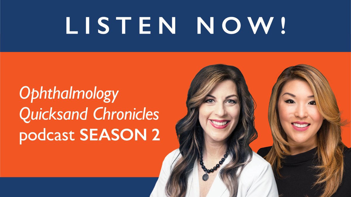 ASCRStweets's tweet photo. Season 2 of the Ophthalmology Quicksand Chronicles podcast returned this week with guest Amar Agarwal, MD, joining hosts Nicole Fram, MD, and Elizabeth Yeu, MD. Click to log in and watch the podcast - https://t.co/7F81CJDDHp https://t.co/Y8gqkiRl4r