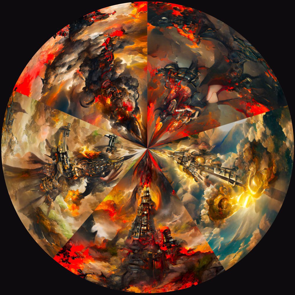 RebeccaRose's tweet photo. My piece “Dires Irae” is at SXSW this weekend!
Check out the Pop Art Walk, an AR/VR exhibition around Ladybird Lake curated by @SearchNFTs & hosted through #illustspace
“Dires Irae”
1/1 Digital Collage with GAN elements
#SXSW #SXSW2022
https://t.co/HH9ITkFqUa https://t.co/yZ6fV3I5Km