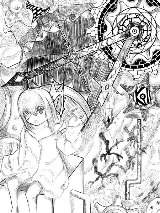 しろくろ〜
#イラスト
#絵描きさんと繫がりたい
#イラスト好きな人と繋がりたい 