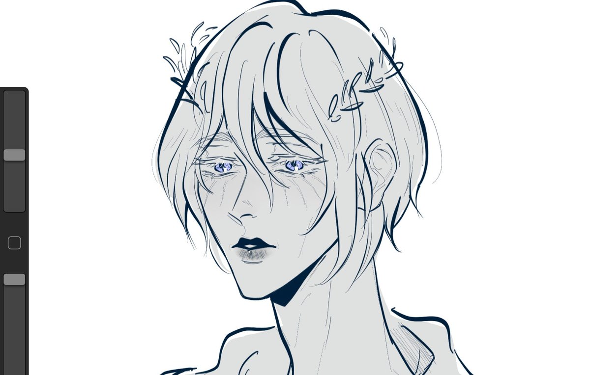 mariauri__jo's tweet photo. it's been so long since i posted here (ᵕ̣̣̣̣̣̣ωᵕ̣̣̣̣̣̣) here's a little uri wip... i missed him ❤️‍🩹🌼 https://t.co/HEXaGrEn2K