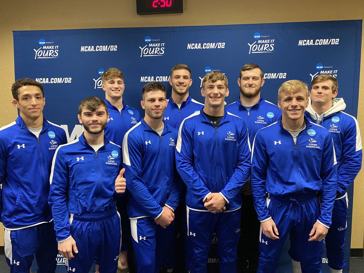 NEBwrestle's tweet photo. The Lopers have clinched the NCAA Division II National Championship! 🏆 https://t.co/h94OAVdJDT