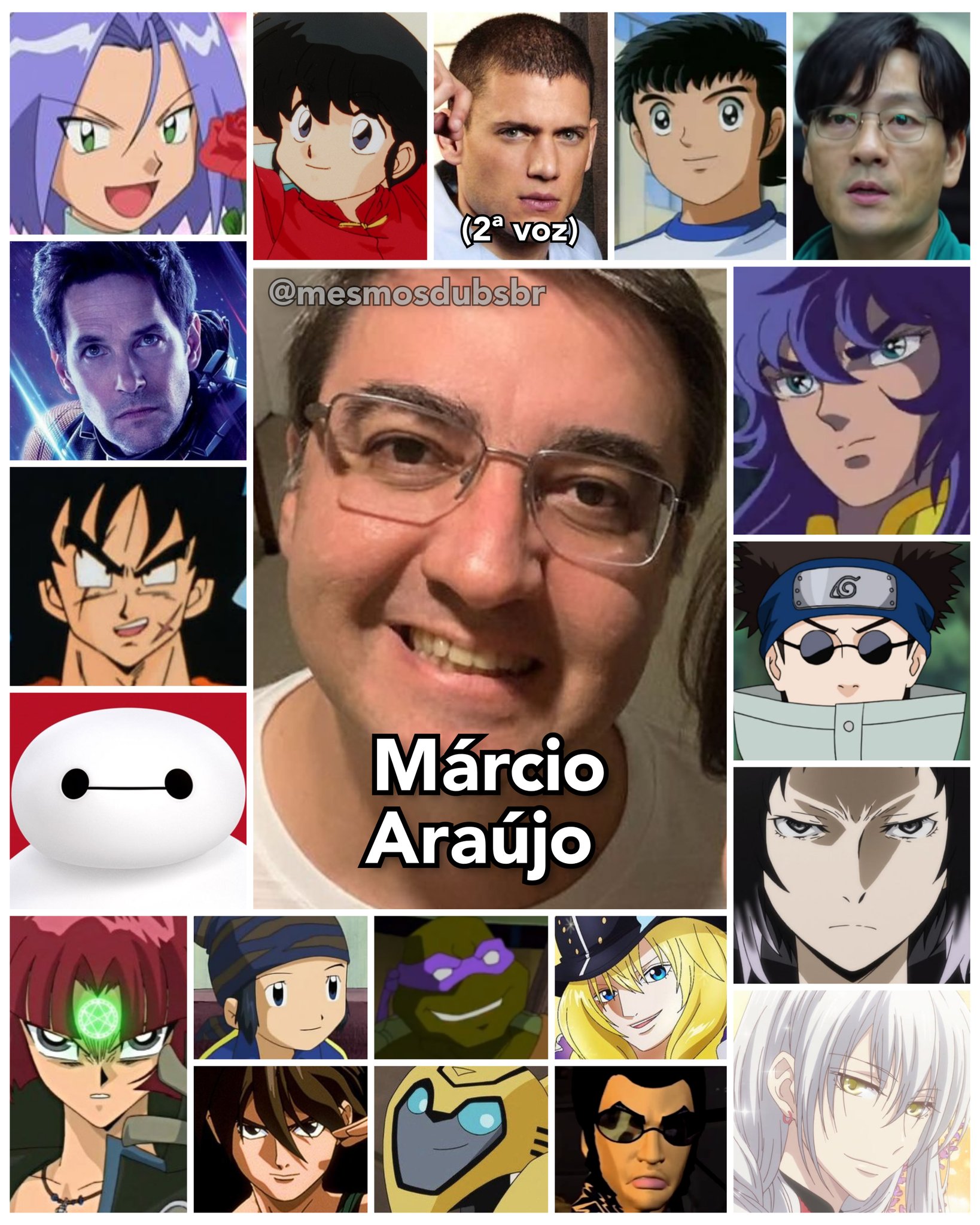 Personagens Com os Mesmos Dubladores! on X: Os níveis de cursed nesse post  são mais de 8 mil O dublador brasileiro do Broly em Dragon Ball é o mesmo  do Clifford! Dublador