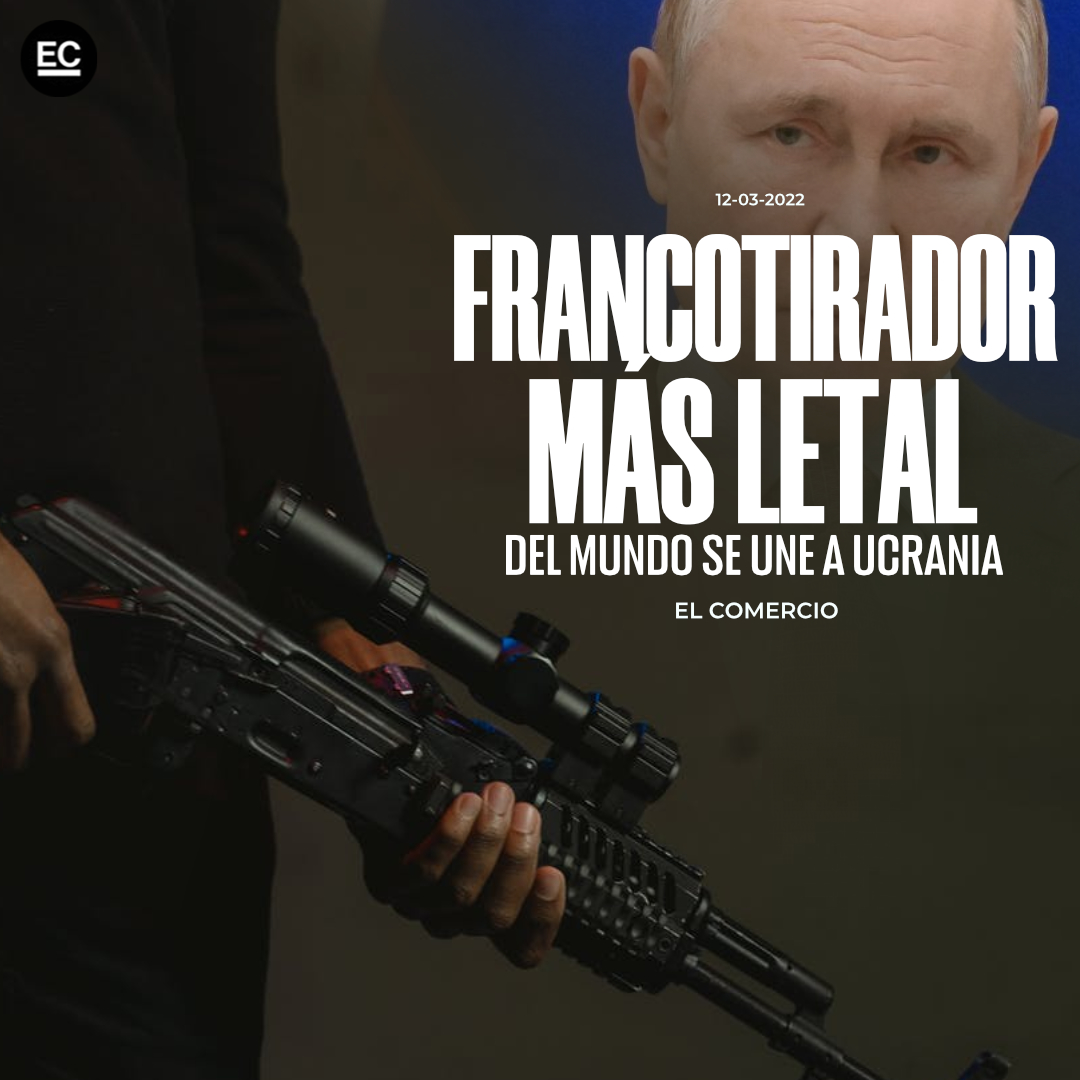 elcomerciocom's tweet photo. Apodado Wali, el francotirador más letal el mundo se unió al ejército de #Ucrania en su lucha contra la invasión de #Rusia » https://t.co/5iRz2X58lR https://t.co/fLGyJk3etV
