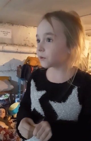 The 7 year old girl who sang frozen in the Ukrainian bomb shelter has made it safely to Poland. I see no one sharing. If she were dead, everyone would share! Share positivity...